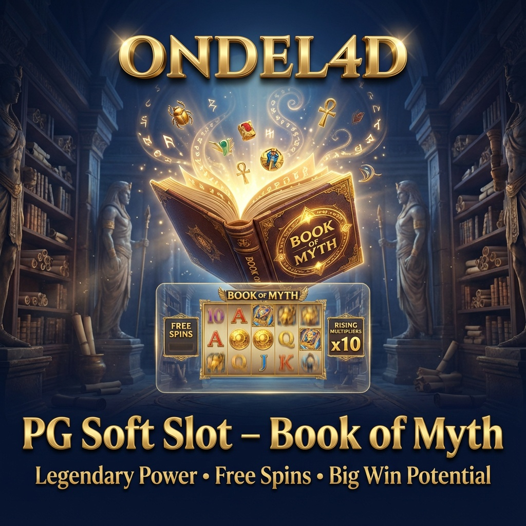 Slot PG Soft Book of Myth di ONDEL4D: Kitab Legenda Pembuka Cuan
