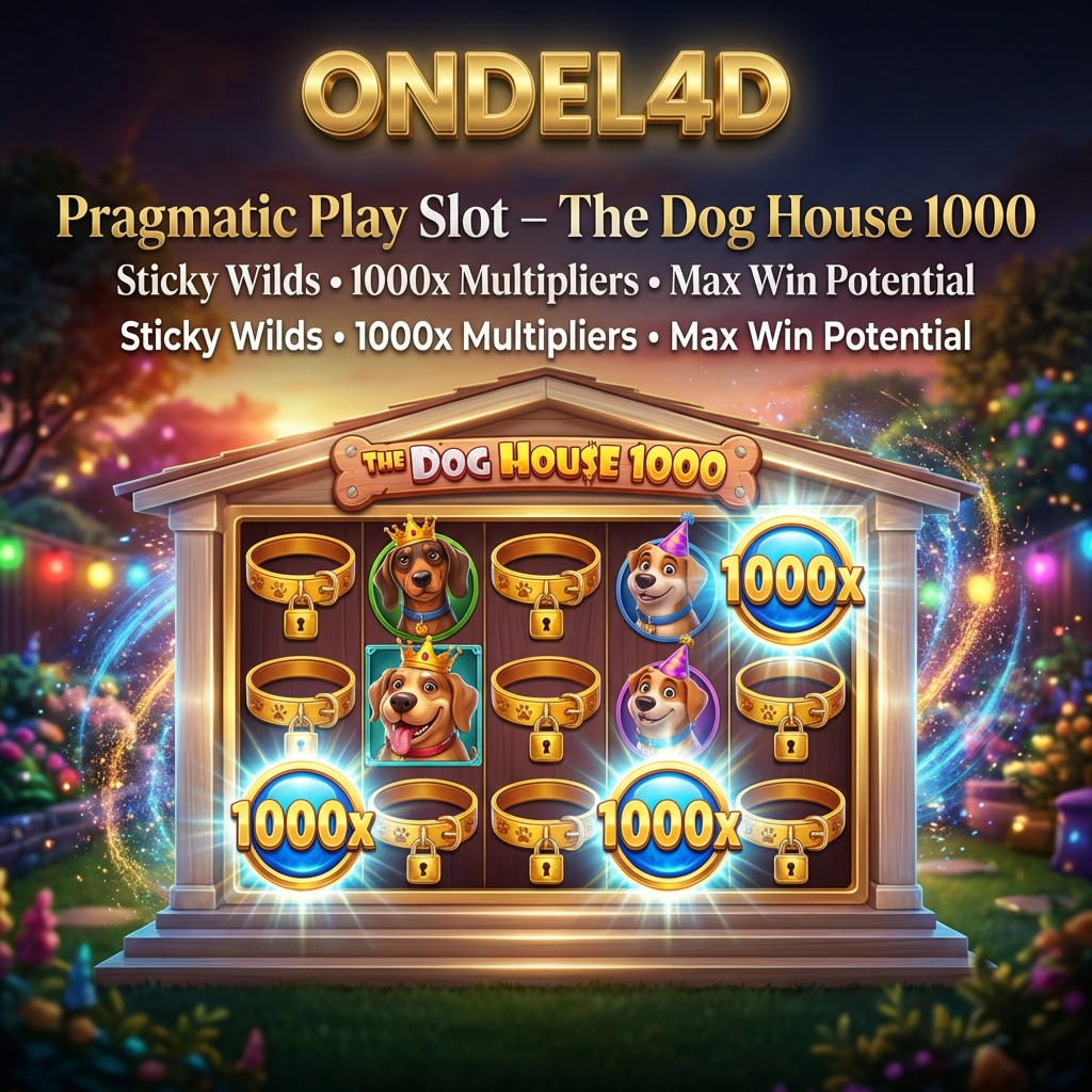 The Dog House 1000 Pragmatic Play di ONDEL4D: Lucu di Tampilan, Gila di Kemenangan